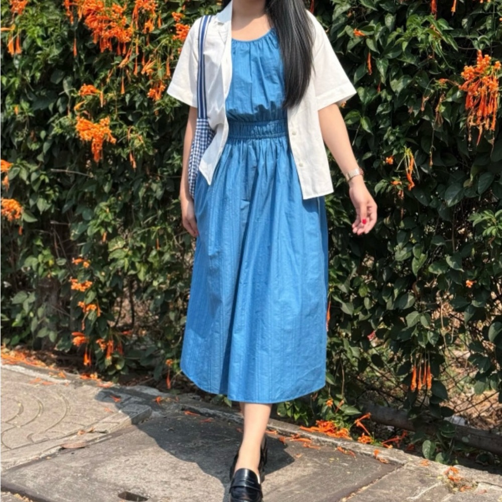 Uniqlo halter cotton maxi dress - Picture 8 of 10